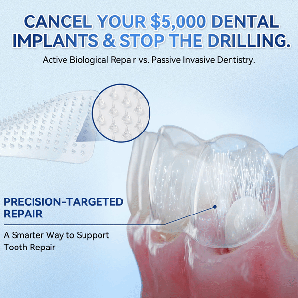 🦷𝐆𝐥𝐢𝐦𝐦𝐞𝐫𝐥𝐲® 🌲Tideglusib flaster s mikroiglama za popravak zubi i desni|Napredne trakice za aktivaciju matičnih stanica (obnavljaju caklinu i dentin, jačaju desni, uklanjaju kamenac i neugodne mirise, zaustavljaju osjetljivost zuba) 3.0