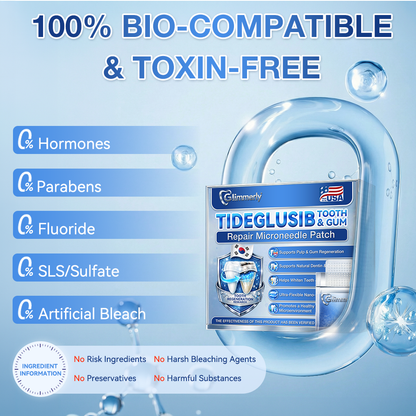 🦷𝐆𝐥𝐢𝐦𝐦𝐞𝐫𝐥𝐲® 🌲Tideglusib flaster s mikroiglama za popravak zubi i desni|Napredne trakice za aktivaciju matičnih stanica (obnavljaju caklinu i dentin, jačaju desni, uklanjaju kamenac i neugodne mirise, zaustavljaju osjetljivost zuba) 3.0